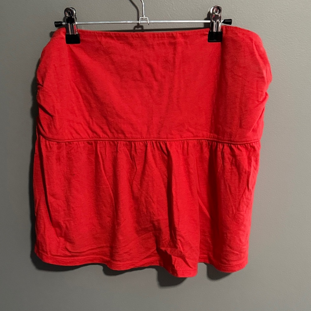 American Eagle Outfitters Bold Red Tube Top